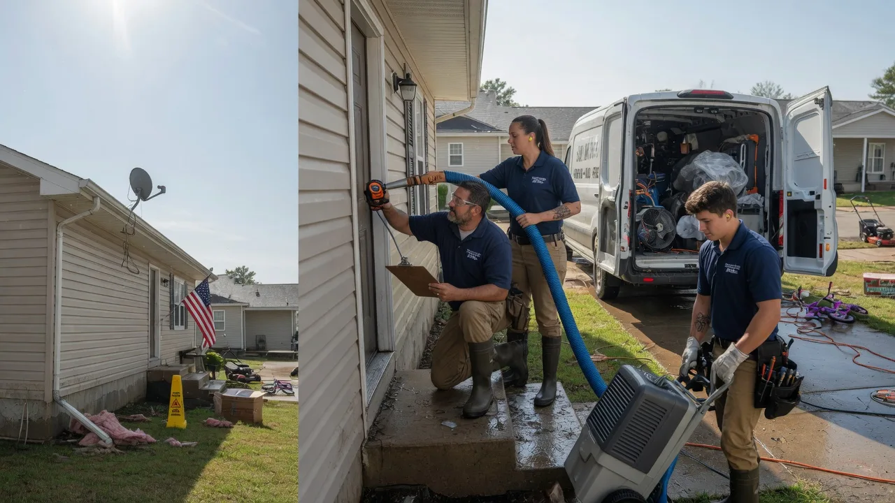 Ceiling Water Damage Restoration in Seymour, WI near me